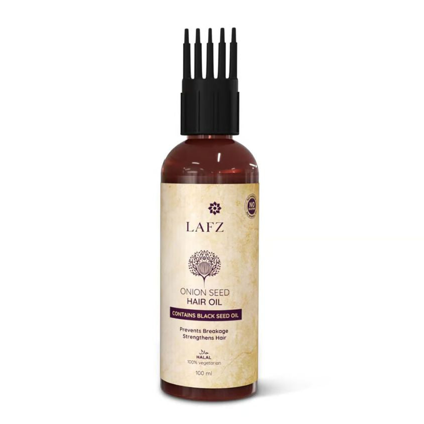 LAFZ HAIR OIL ONION AND BLACK SEED INDIA 100 ML