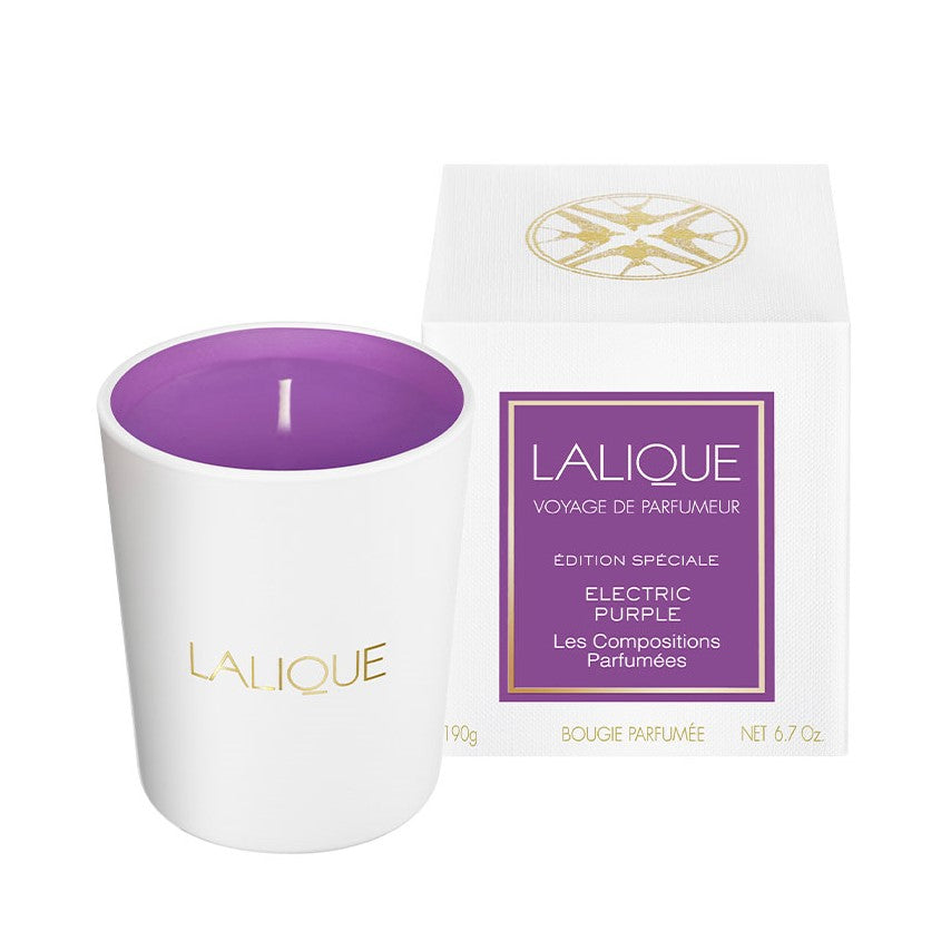 Scented Candle Electric Purple