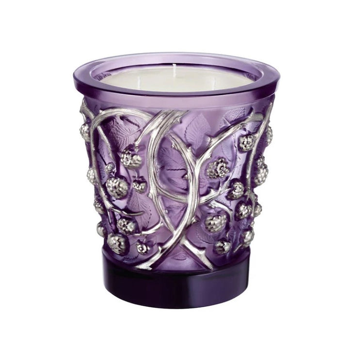 CRYSTAL CANDLE VASE EPINES EDTN PLTM LTD 750G