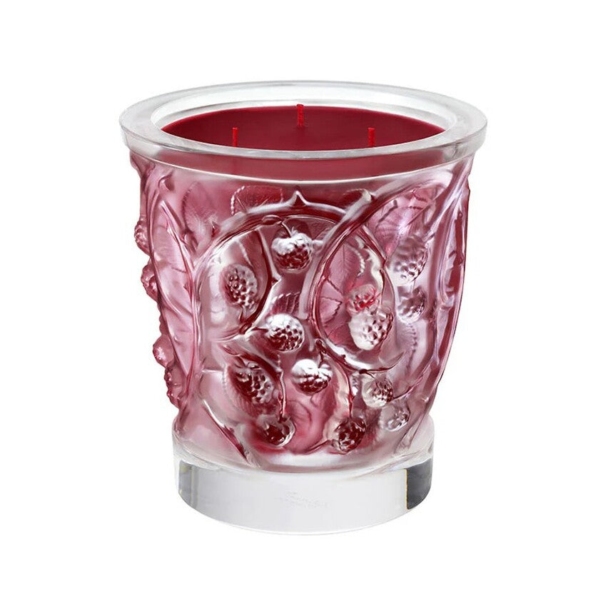 LALIQUE CRYSTAL CANDLE VASE EPINES 750G – photo 5