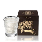 LALIQUE CRYSTAL CANDLE VASE FORET 750G