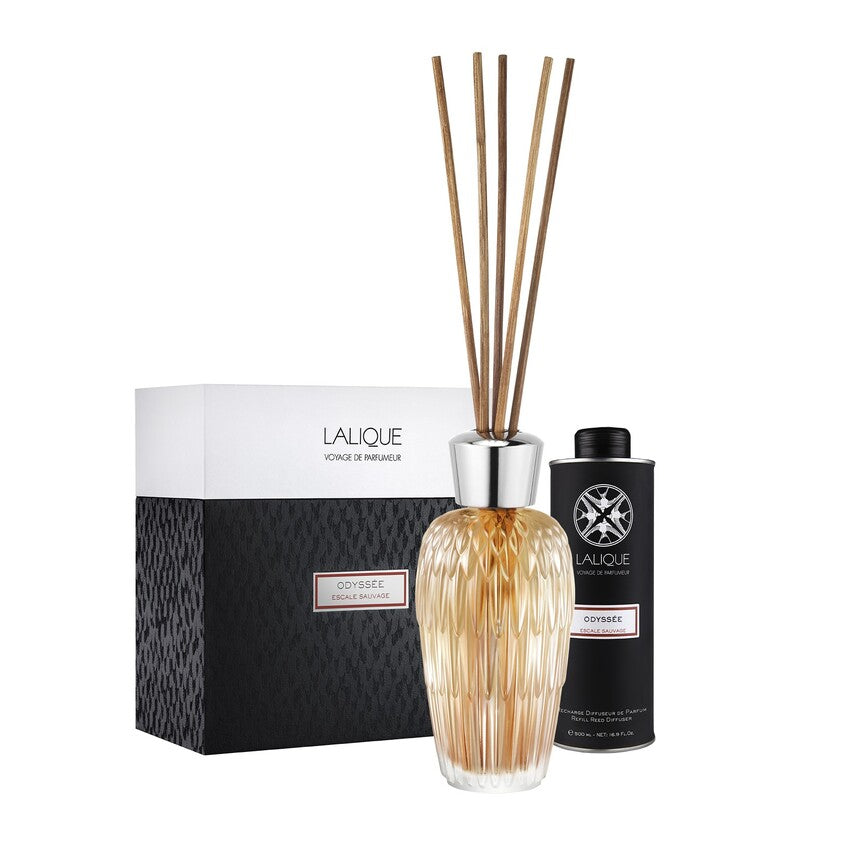 LALIQUE CRYSTAL DIFFUSER ODYSSEE ESCALE SAUVAGE 500ML