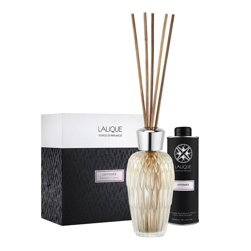 LALIQUE CRYSTAL DIFFUSER ODYSSEE ENVOLEE FLORALE 500ML
