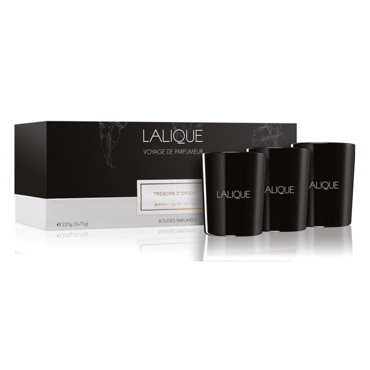 For home MINI CANDLES COFFRET TRESORS D ORIENT (CUIR+SAFRAN+VANILLE)