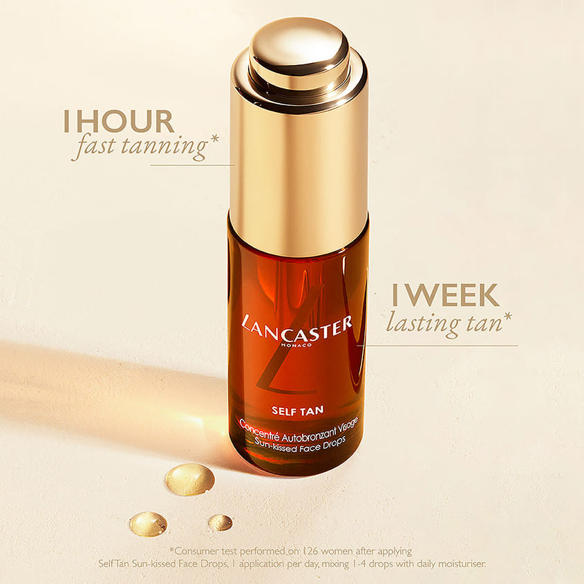 LANCASTER Face Drops for self-tanner 15 ml – صورة 6
