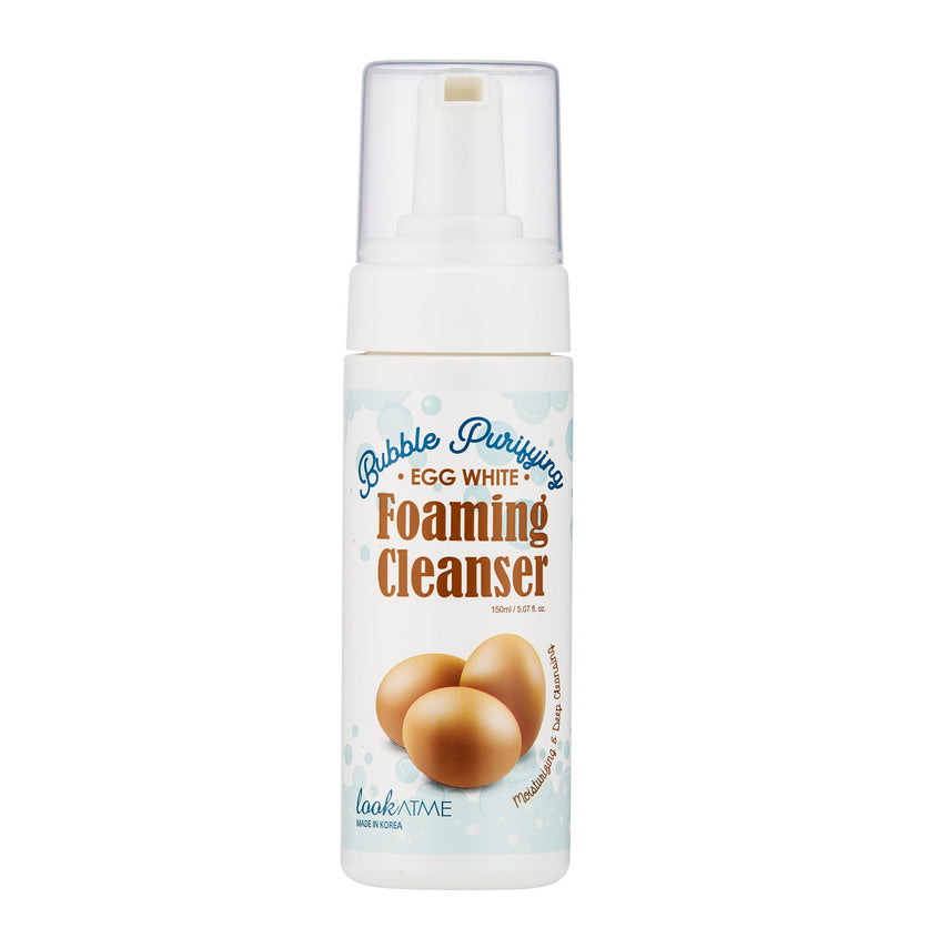 LOOK AT ME BUBBLE PURIFYING FOAMING CLEANSER EGG WHITE 150ML