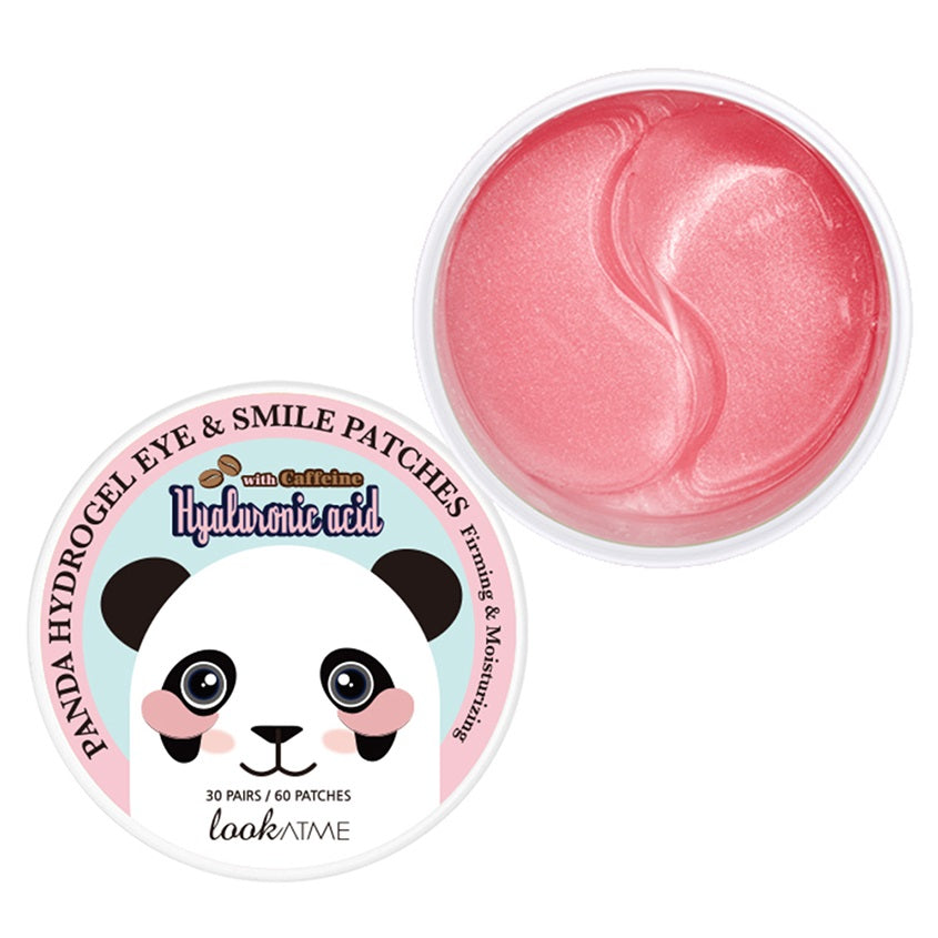 LOOK AT ME PANDA HYDROGEL EYE & SMILE PATCHES [HYALURONIC ACID + CAFFEINE] 87g / 60PCS