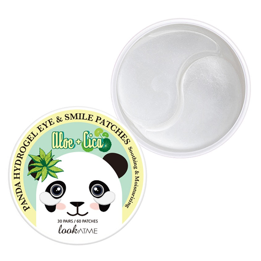 LOOK AT ME PANDA HYDROGEL EYE & SMILE PATCHES [ALOE + CICA] 87g / 60PCS