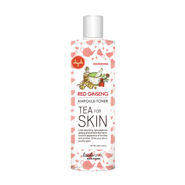 Cleansing tonics LOOK AT ME RED GINSENG AMPOULE TONER TEA FOR SKIN 250ML