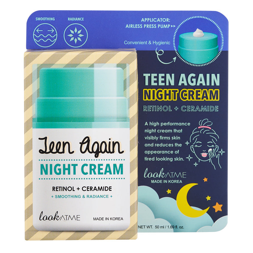 Night Face Cream with Retinol and Ceramides