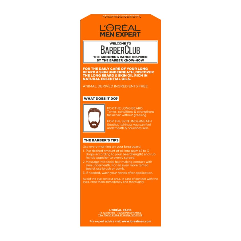 L'ORÉAL PARIS LONG BEARD AND SKIN OIL 30 ML – شراء أونلاين