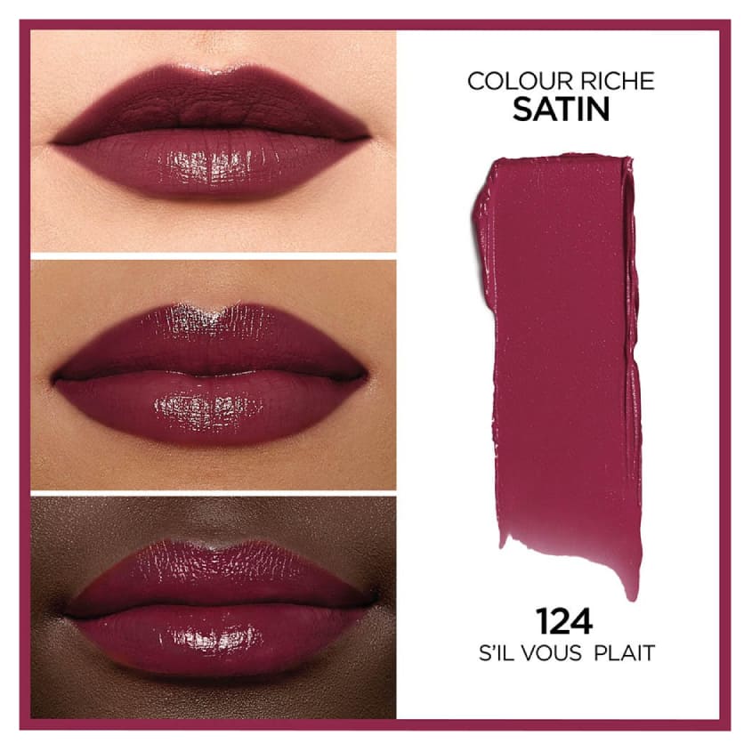 L'ORÉAL PARIS RAL COLOR RICHE LIPSTICK NU 124 S IL VOUS PLAIT 28,6G – buy online