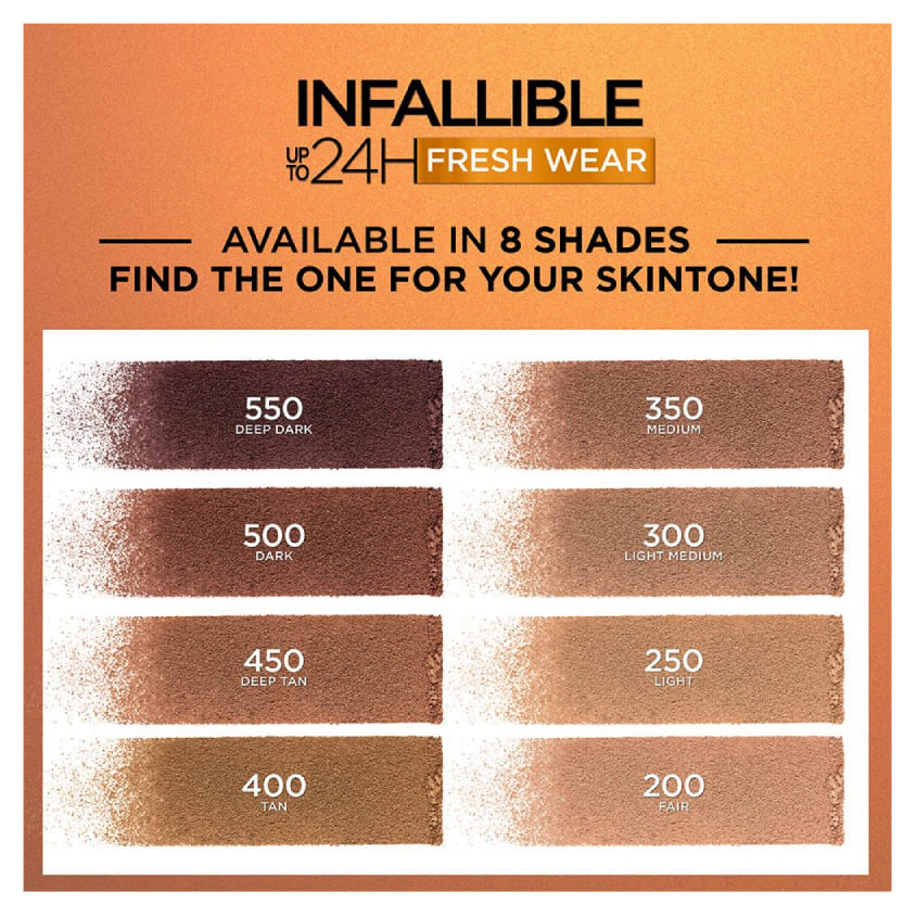 L'ORÉAL PARIS INFAILLIBLE 24H FRESH WEAR MATTE BRONZER 300 9G – شراء أونلاين