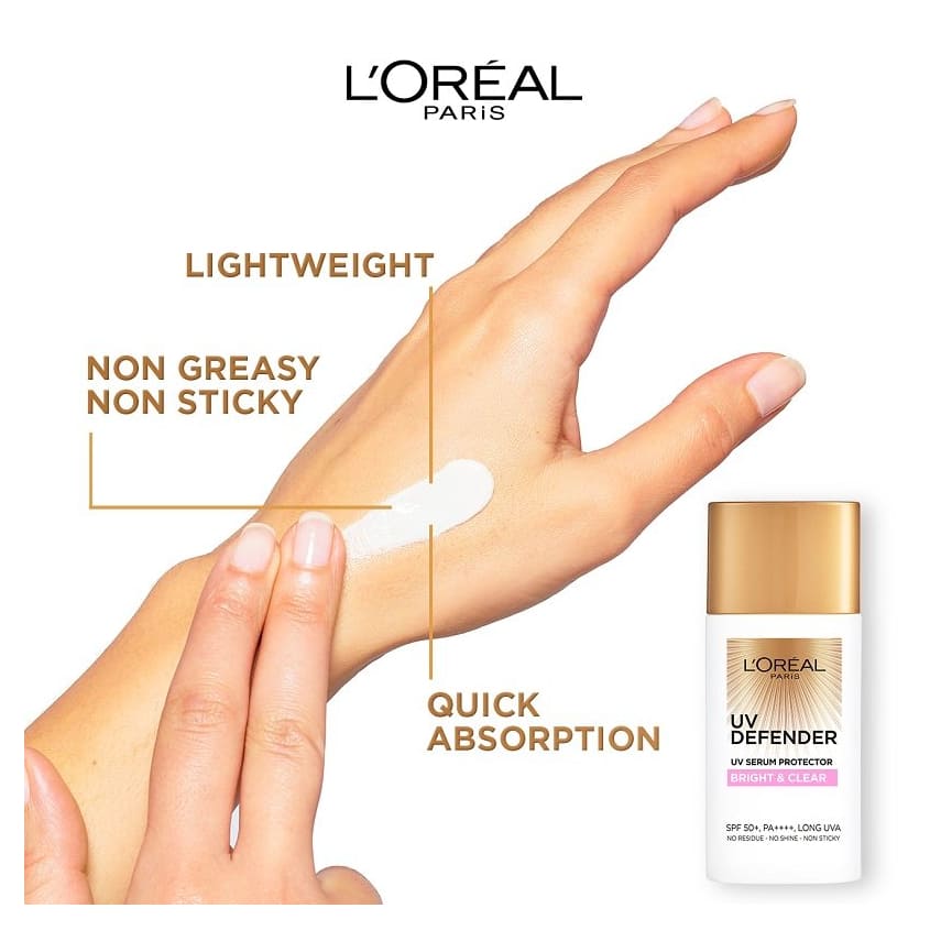 L'ORÉAL PARIS DAILY ANTI-AGING SUNSCREEN SPF 50+ WITH HYALURONIC ACID 50 ML – شراء أونلاين
