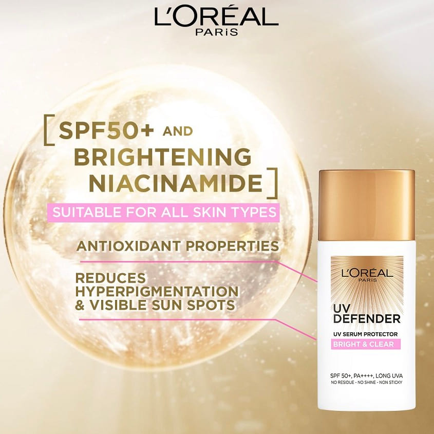 L'ORÉAL PARIS DAILY ANTI-AGING SUNSCREEN SPF 50+ WITH HYALURONIC ACID 50 ML – توصيل مجاني