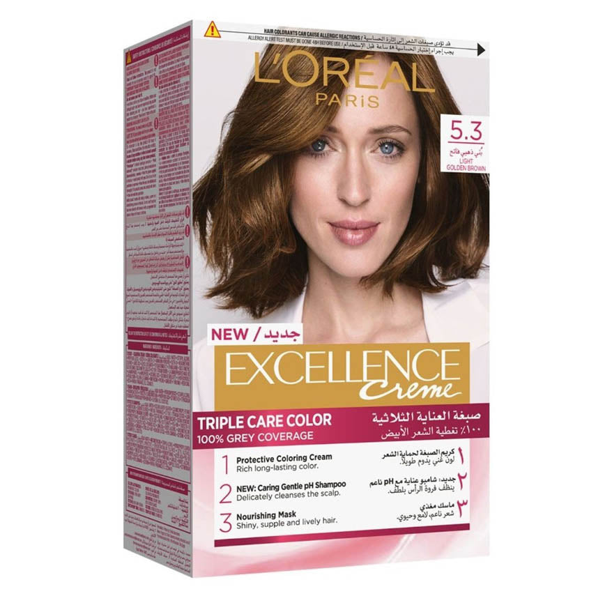 L'ORÉAL PARIS EXCELLENCE CREME 5.3LT GOLDEN BROWN