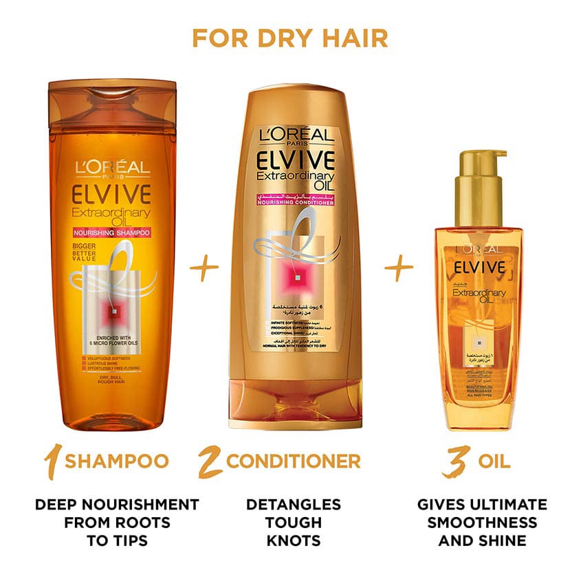L'ORÉAL PARIS ELV OIL EXT. DRY SHP 400MLT GB/AR B – online store