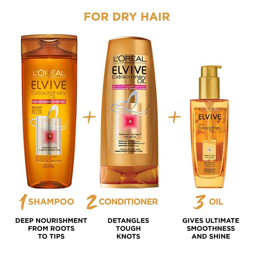 Elvive Extraordinary Oil Shampoo for Dry Hair