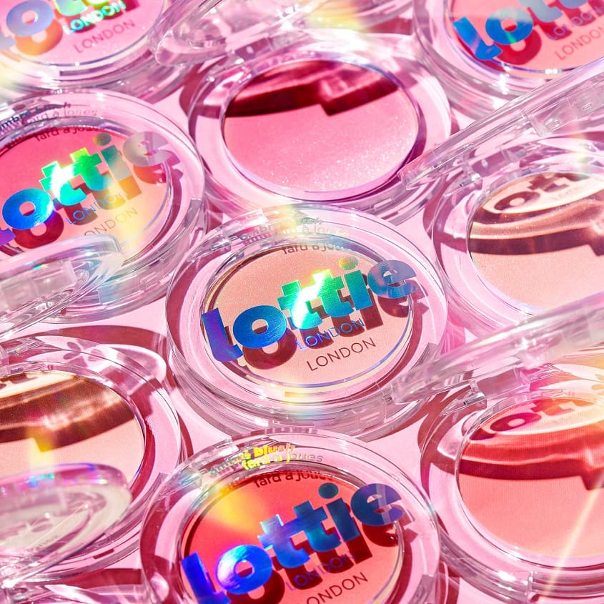 LOTTIE LONDON DUO TONE OMBRE POWDER BLUSH RED HOT 4G – صورة 6