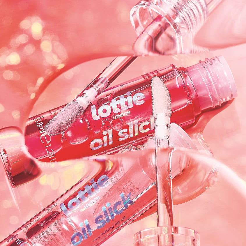 LOTTIE LONDON OIL SLICK LIP OIL PEACHY CHEEKS 3,8ML – صورة 5