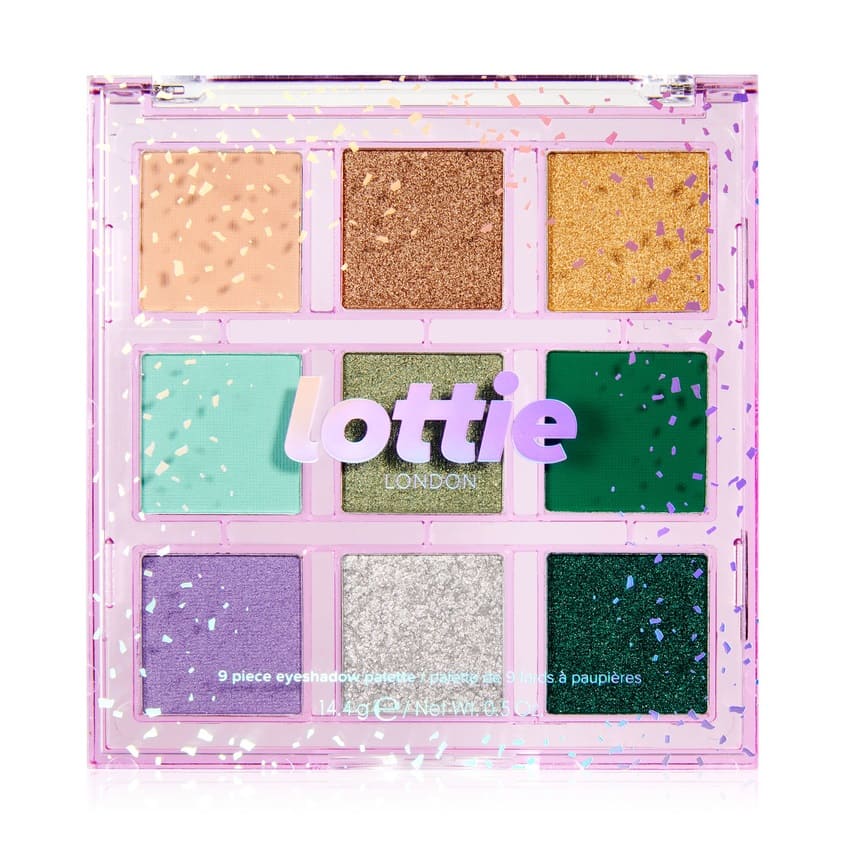 LOTTIE LONDON LOTTIE EYESHADOW PALETTE EMERALD EUPHORIA 14,4G