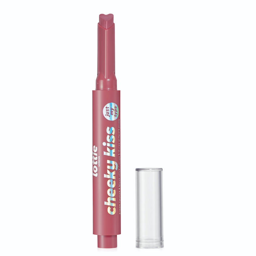 LOTTIE LONDON CHEEKY KISS CREAM LIPSTICK & BLUSH STICK JUST MY TYPE 1,5 G
