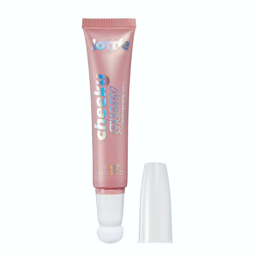 LOTTIE LONDON CHEEKY GLOW LIQUID HIGHLIGHTER WAND ROSE BUBBLES 14ML – online store