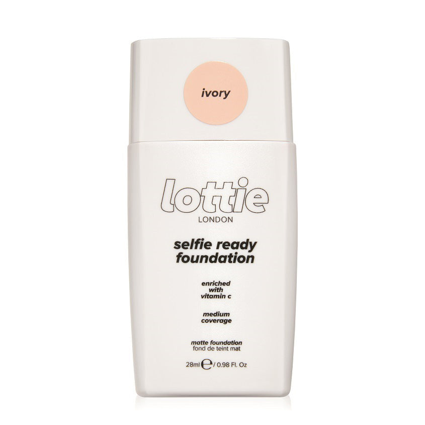 LOTTIE LONDON SELFIE READY FOUNDATION MEDIUM COVERAGE BEIGE 28ML