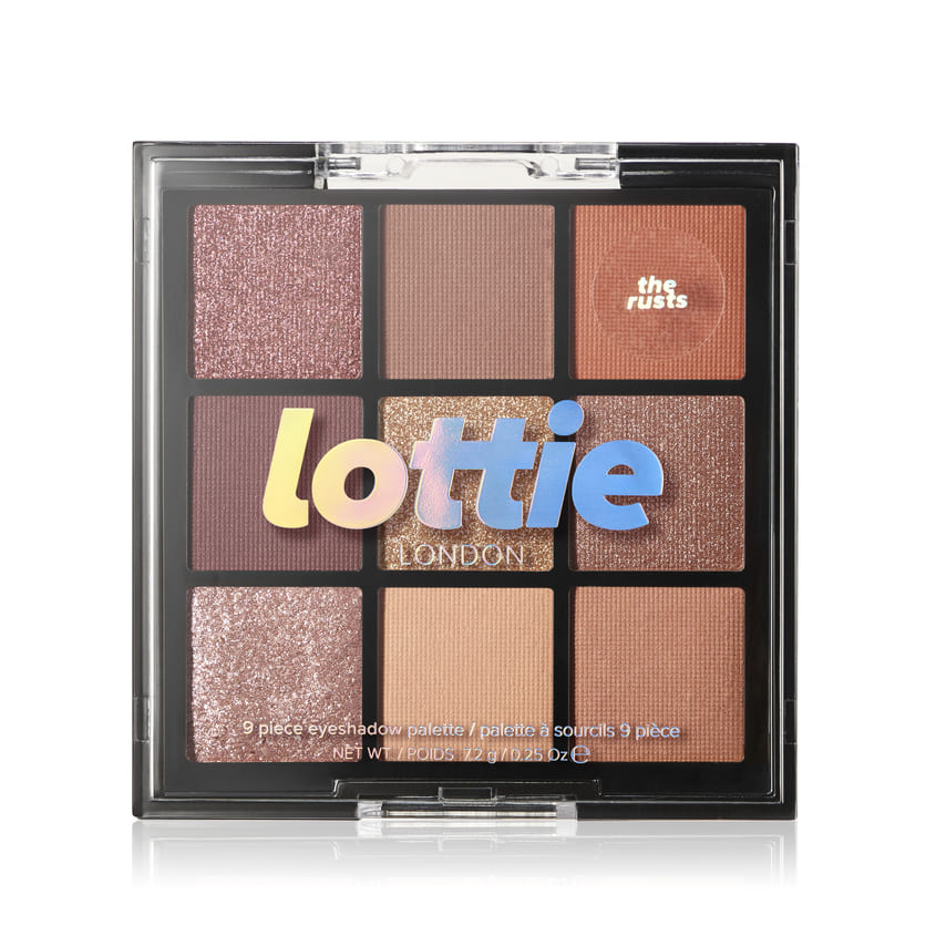LOTTIE LONDON THE LOTTIE PALETTE 9 PIECE EYESHADOW PALETTE THE RUSTS 7,2G – توصيل مجاني