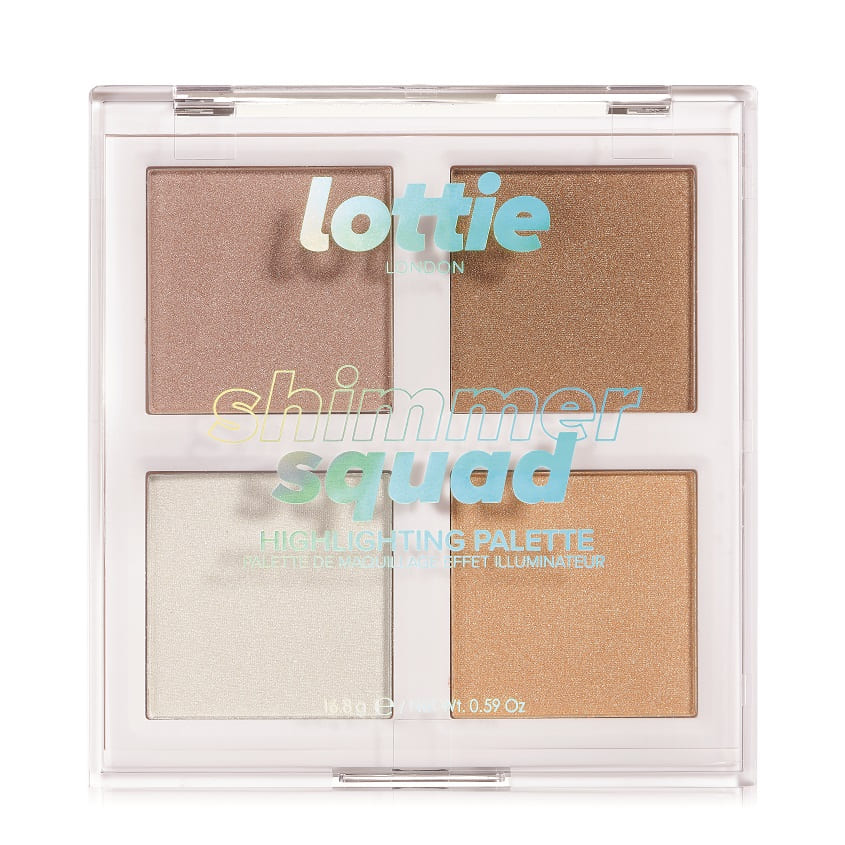 LOTTIE LONDON SHIMMER SQUAD: HIGHLIGHTER QUAD 16,8G