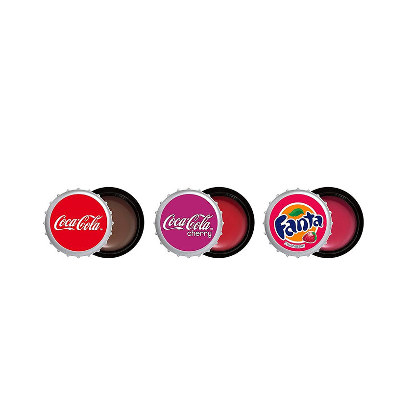 LIP SMACKER L/S Coke Bottle Cap Lip Balm Party Pack Trio