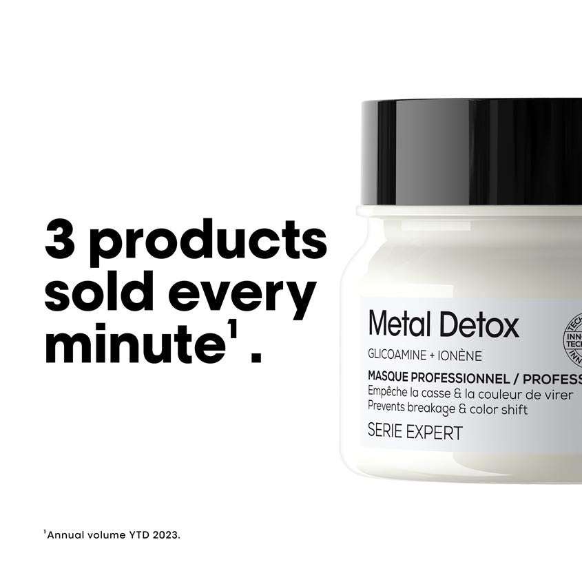 Serie Expert Metal Detox Anti-Deposit Protector Mask After Color, Balayage & Lightening