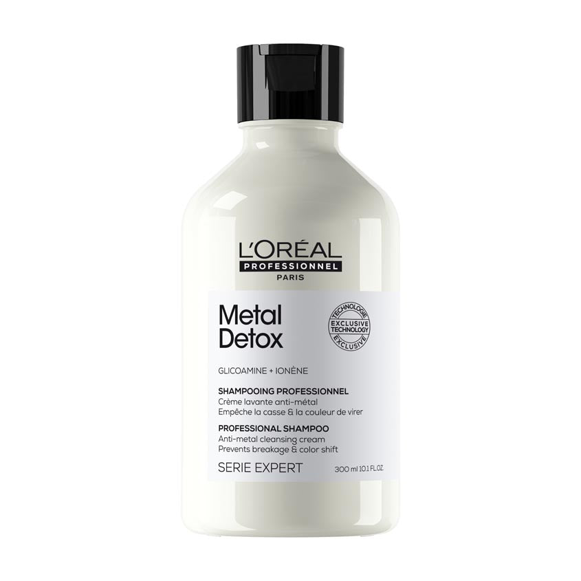 Serie Expert Metal Detox Anti-Metal Cleansing Cream Shampoo After Color, Balayage & Lightening