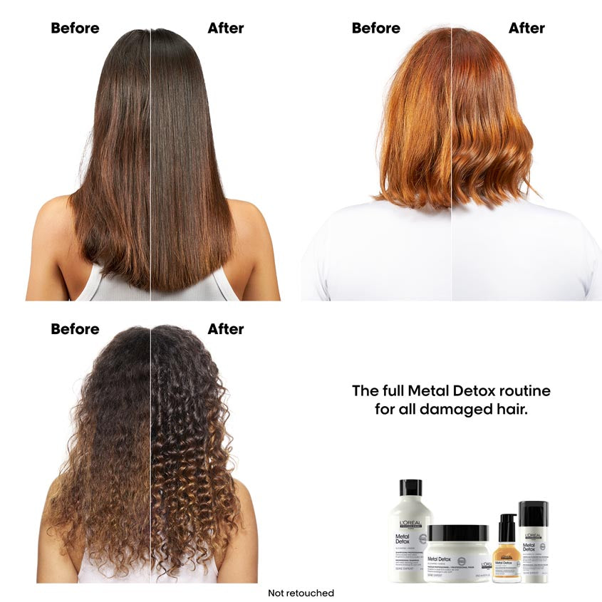 Serie Expert Metal Detox Concentrated Oil For Soft, Shiny, Silky Hair