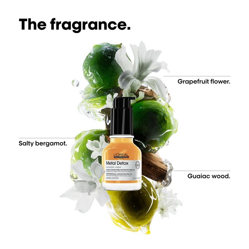 Serie Expert Metal Detox Concentrated Oil For Soft, Shiny, Silky Hair
