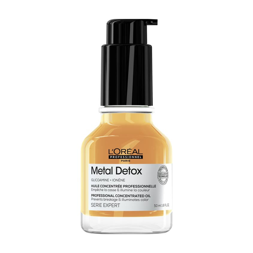 Serie Expert Metal Detox Concentrated Oil For Soft, Shiny, Silky Hair