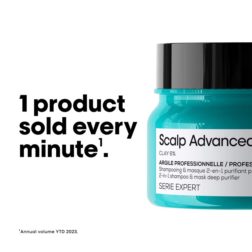 Serie Expert Scalp Advanced Anti-Oiliness 2-In-1 Deep Purifier Clay