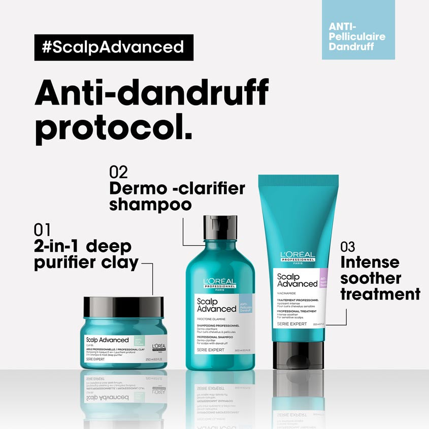 Serie Expert Scalp Advanced Anti-Dandruff Dermo-Clarifier Shampoo