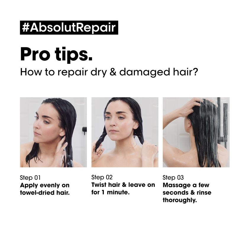 Serie Expert Absolut Repair Golden Mask With Protein And Gold Quinoa, Lightweight Touch