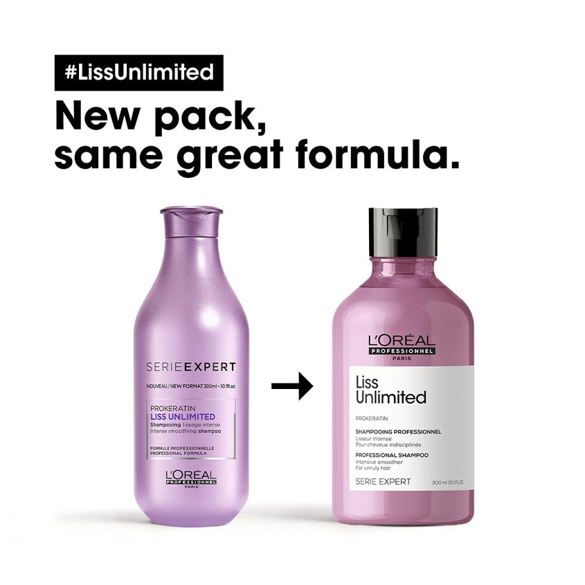 Serie Expert Liss Unlimited Shampoo For Rebellious Hair