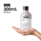 Serie Expert Silver Shampoo For Grey, White Or Light Blonde Hair
