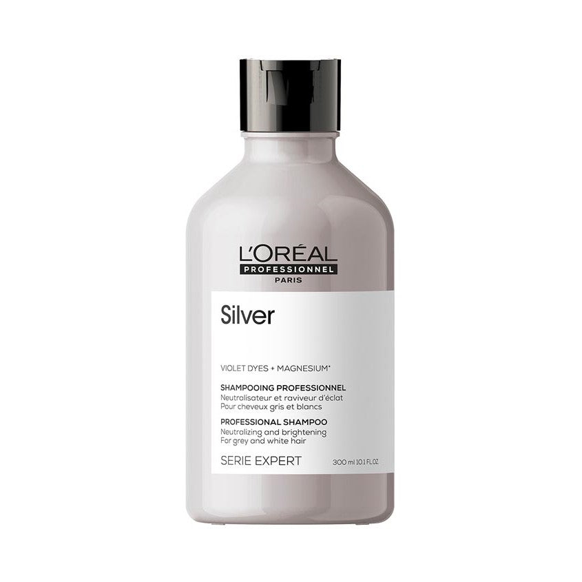 Serie Expert Silver Shampoo For Grey, White Or Light Blonde Hair
