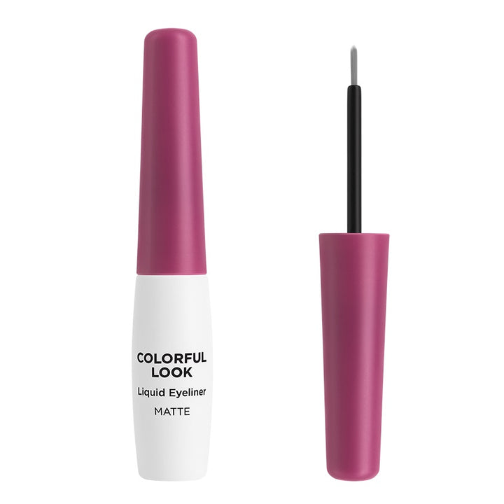 Eye pencils and eyeliners COLORFUL LOOK Liquid Eyeliner Matte plum 6,5 ml