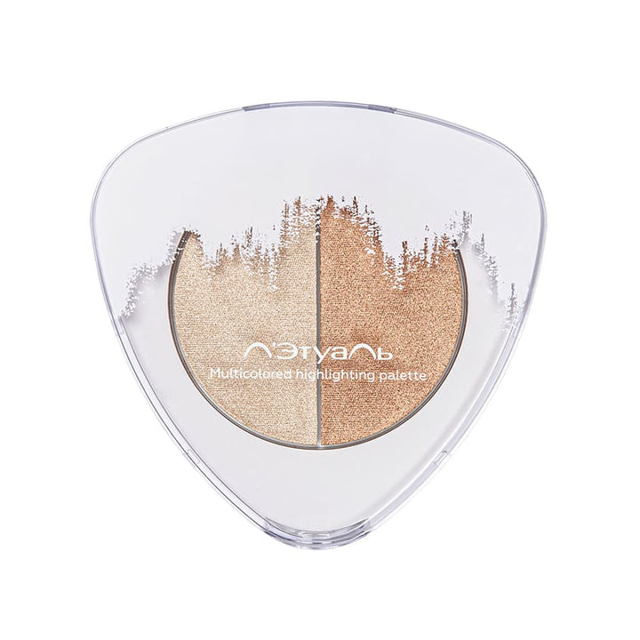 Highlighters MULTICOLORED HIGHLIGHTING PALETTE 2 colors, 11,5 g