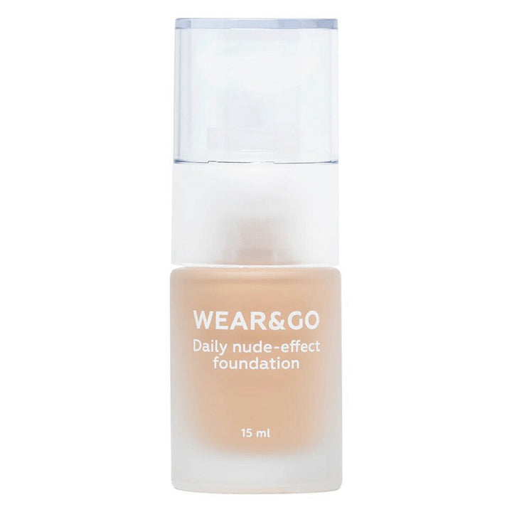 Light Foundation Cream Natural Effect WEAR&GO Daily Nude-Effect Foundation