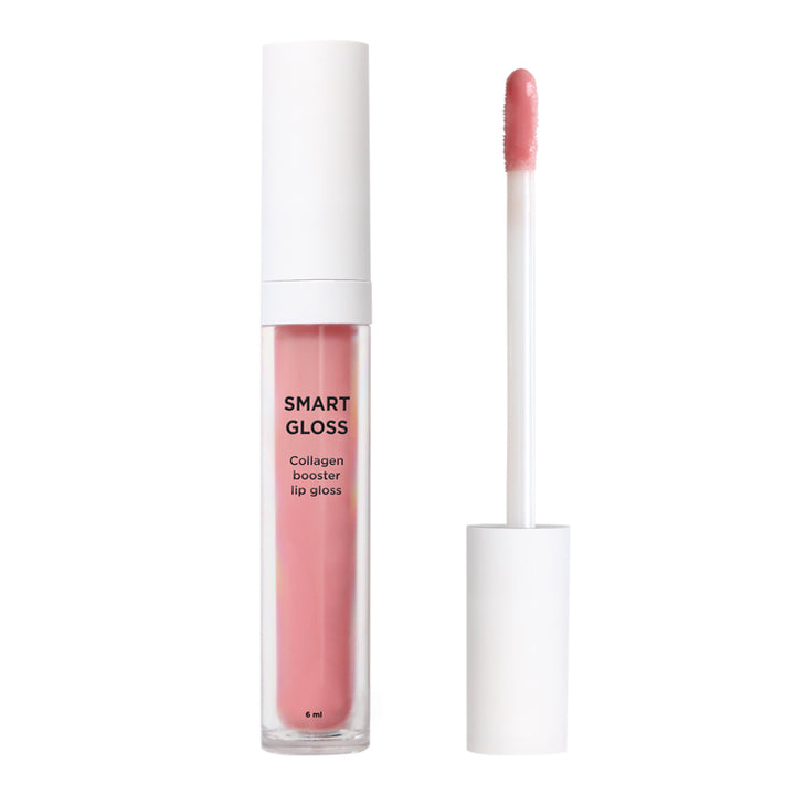 SMART GLOSS Collagen booster lip gloss 104 pink, 6 ml case