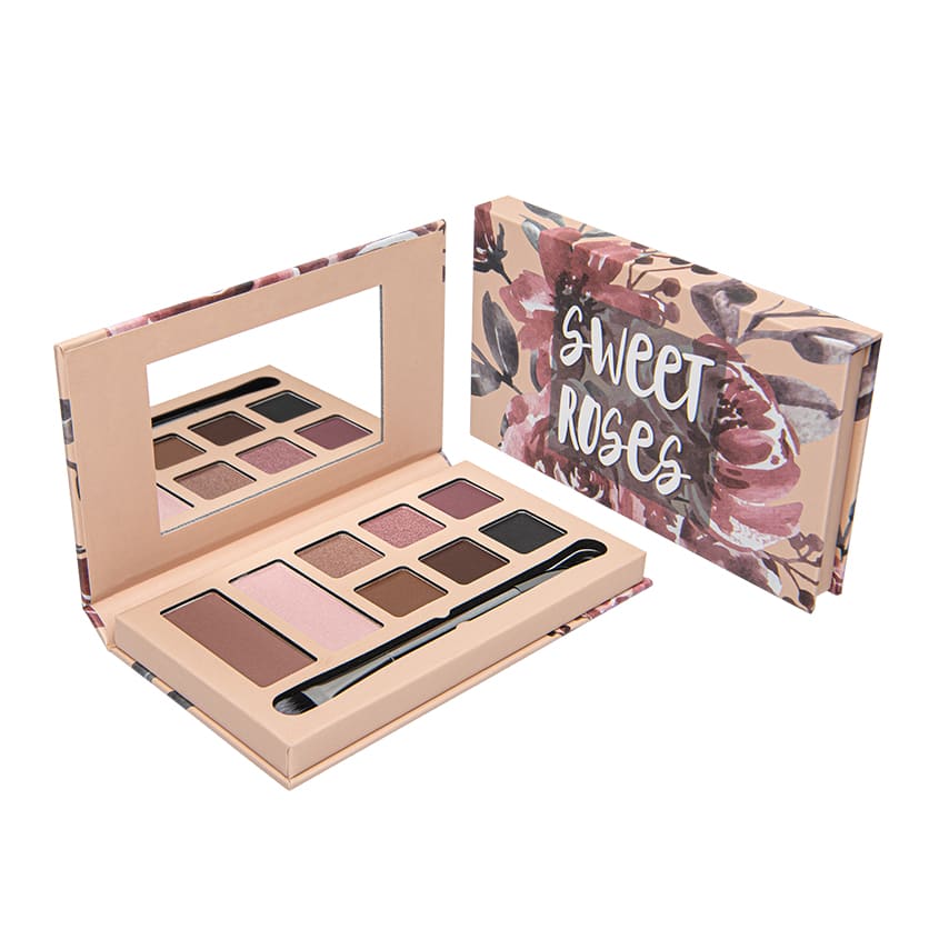 LETOILE SWEET ROSES EYESHADOWS PALETTE, 8 colors, 43,2 g