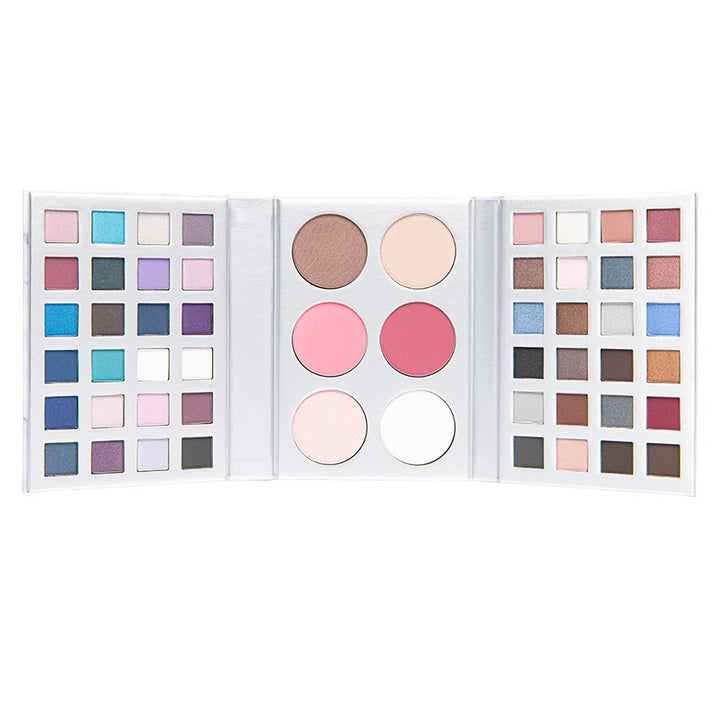 NORDIC SECRETS PALETTE, 48 eyeshadows, 4 highlighters, 2 blush, 61,8 g