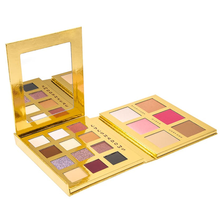 MERMAID TREASURES PALETTE, 12 eyeshadows, 2 highlighters, 2 blush, 2 contour, 48,4 g