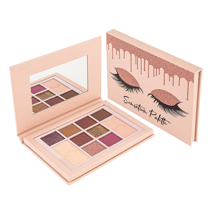 Shadows and shadow palettes SENSATION eyeshadows palette, 10 colors, 17,9 g